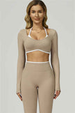 The Prime Line Long Sleeve Crop Top