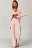 The Refresh Sports Bra Flared Leggings 2-Piece Set