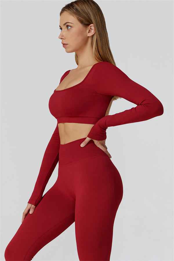 The Reign Long Sleeve Crop Top