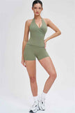The Stride Crop Top Isabella Shorts 2-Piece Set