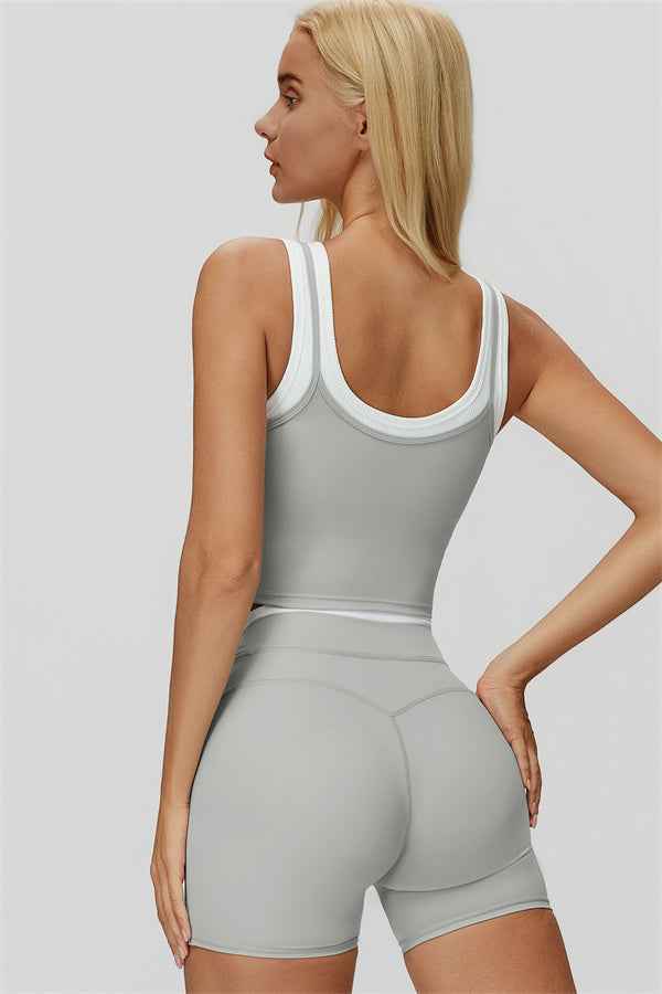 The Canyon Crop Tank Shorts 2-Piece Set