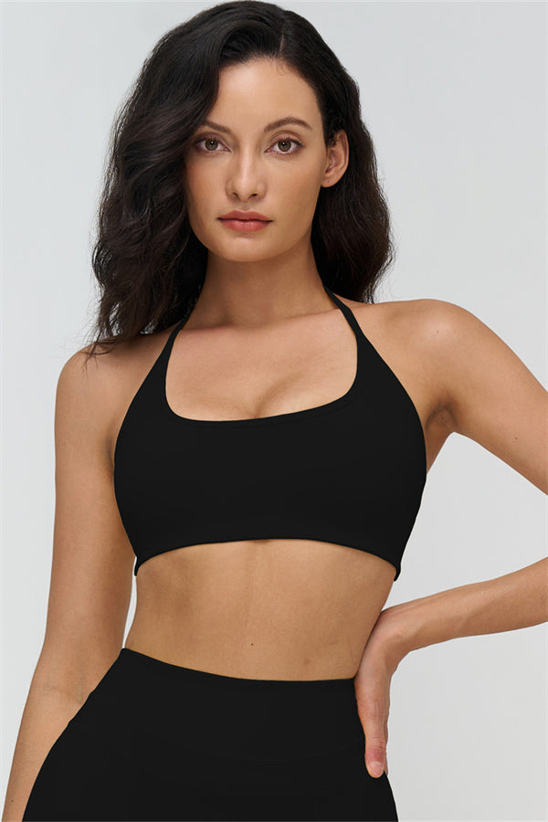 The Stride Halter Sports Bra