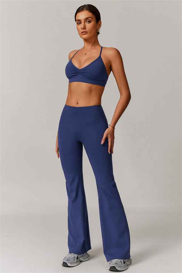 The Delicate Sports Bra Flared Leggings 2-Piece Set