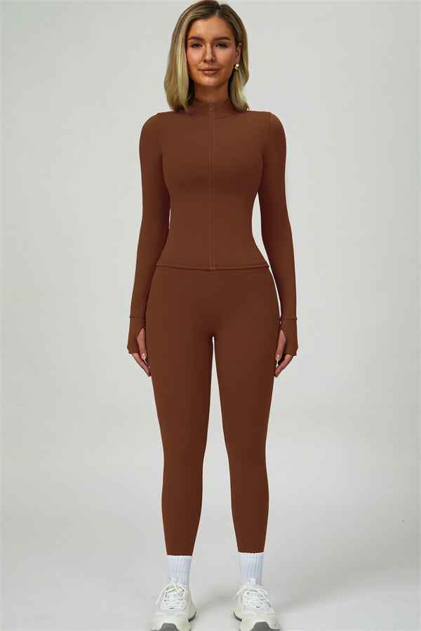 The Seraphine Jacket Sports Bra Leggings 3-Piece Set