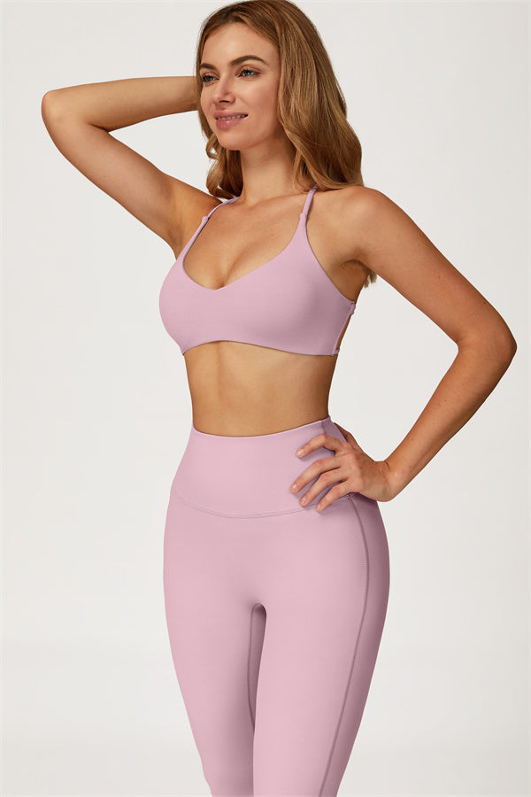 The Lily Sports Bra Flared Leggings 2-Piece Set