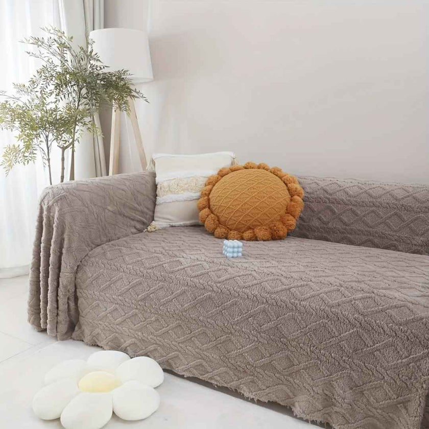 Extra Large Slipcovers for Couches - Stylish Geometric Pattern