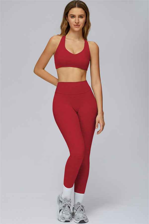 The Radiance Racerback Sports Bra Leggings 2-Piece Set
