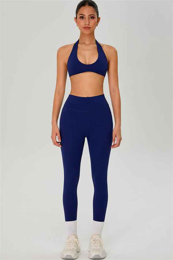 The Solid Sports Bra Leggings 2-Piece Set