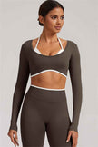 The Elevate Long Sleeve Crop top Leggings 2-Piece Set