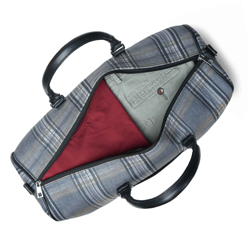 The Highlander Plaid Duffle Bag