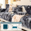 Luxurious Gradient Velvet Sofa Cover