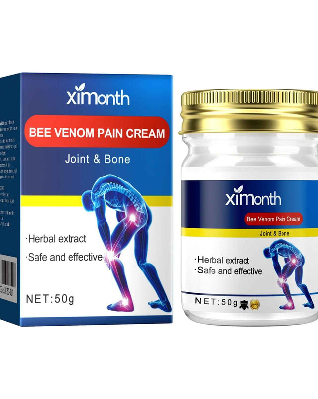 Ximonth Bee Venom Joint Care Cream, Relieve Lumbar Knee Muscle Pain Joint Care Cream