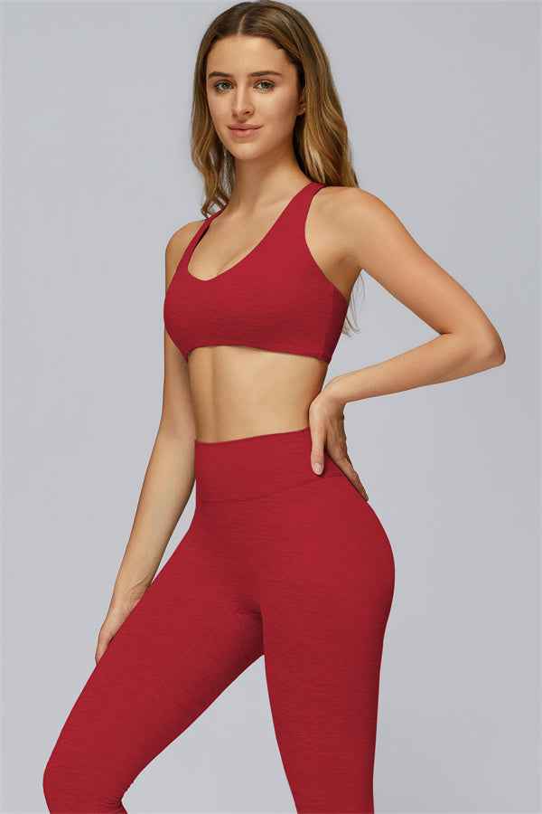 The Radiance Racerback Sports Bra Leggings 2-Piece Set