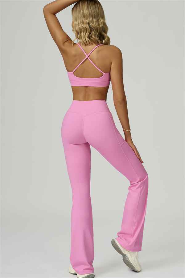 The Flourish Sports Bra Flared Leggings 2-Piece Set