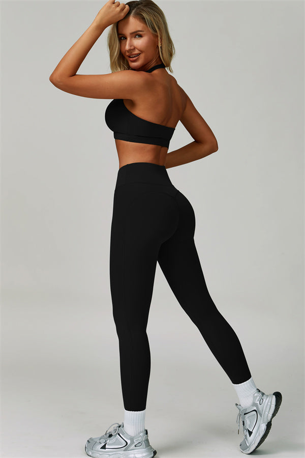 The Bold Halter Sports Bra Leggings 2-Piece Set