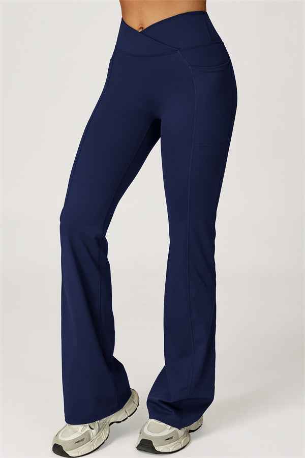 The Glacier Crop Tank Flared Leggings 2-Piece Set
