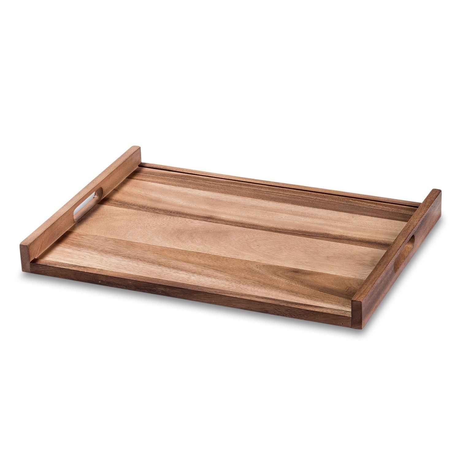 Large Serving Tray - Solid Bottom