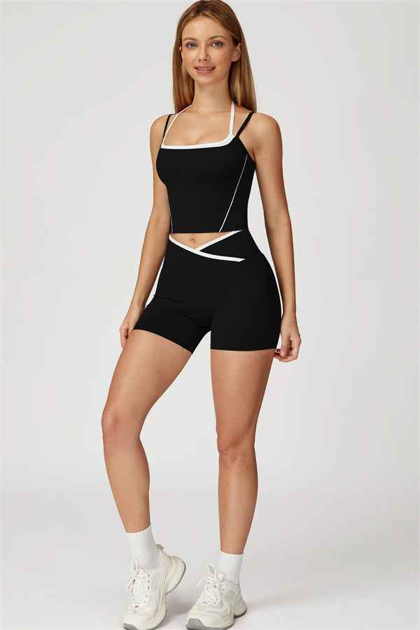The Radiant Crop Top Shorts 2-Piece Set