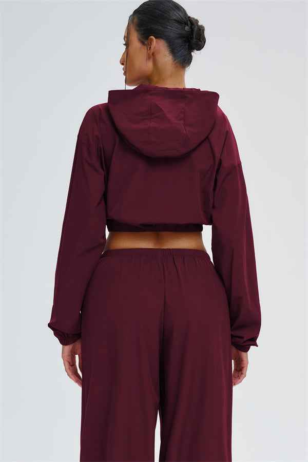 The Svelte UV protection Crop Hoodie