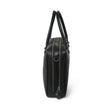 Dixon Black Buffalo Leather Laptop Briefcase