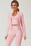 The Delight Jacket Sports Bra Leggings 3-Piece Set