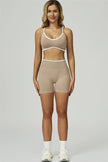 The Prime Line Sports Bra Shorts 2-Piece Set