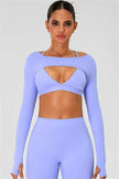 The Ember Sports Bra Crop Top Leggings 3-Piece Set