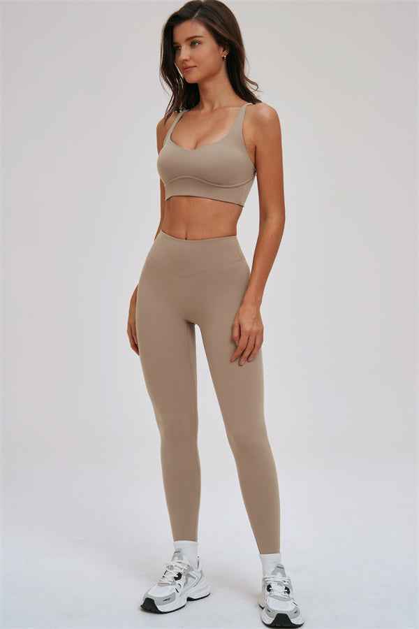 The Kinetic Cross Back Sports Bra Leggings 2-Piece Set