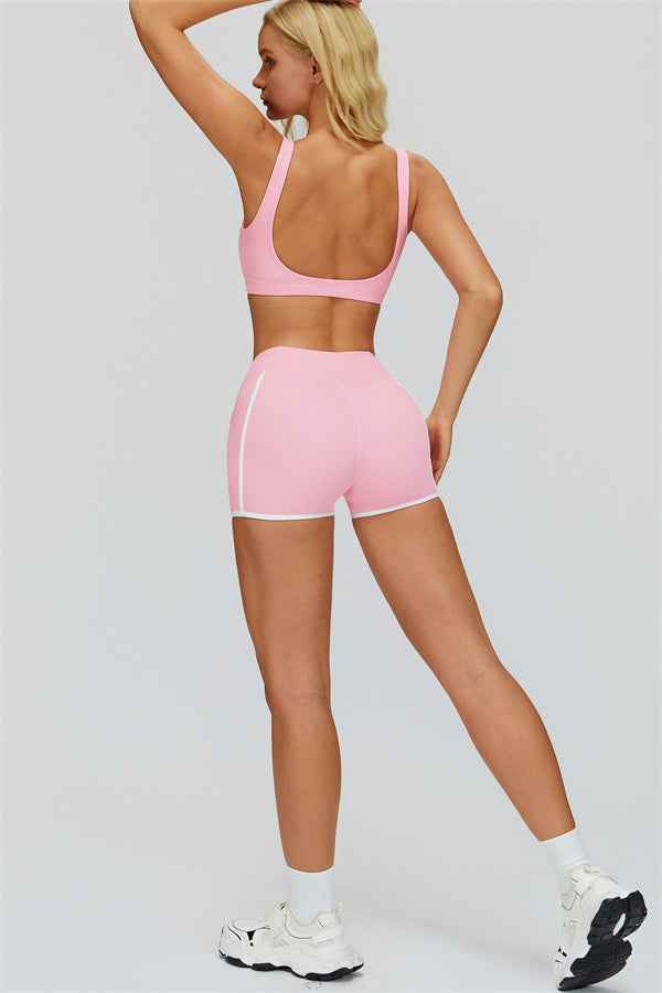 The Whisper Sports Bra Shorts 2-Piece Set