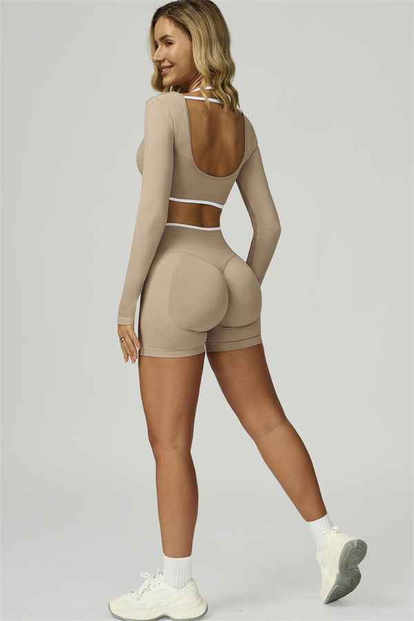 The Prime Line Long Sleeve Crop Top
