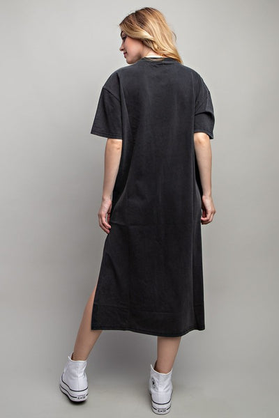 Loose Fit T-Shirt Dress - Pikemla