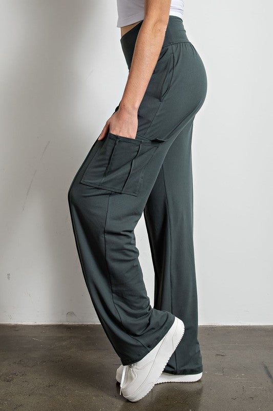 Butter Straight Leg Cargo Pants - Pikemla