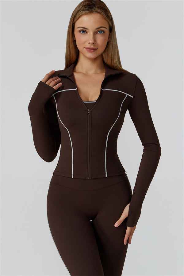 The Venus Zip Top Leggings 2-Piece Set