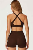 The Glacier Sports Bra Shorts 2-Piece Set