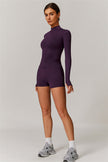 The Nova Luxe Jacket Sports Bra Shorts 3-Piece Set