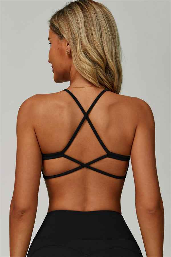 The Bold Cross Back Sports Bra