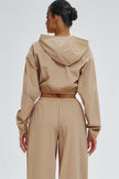 The Svelte UV protection Crop Hoodie Sweatpants 2-Piece Set