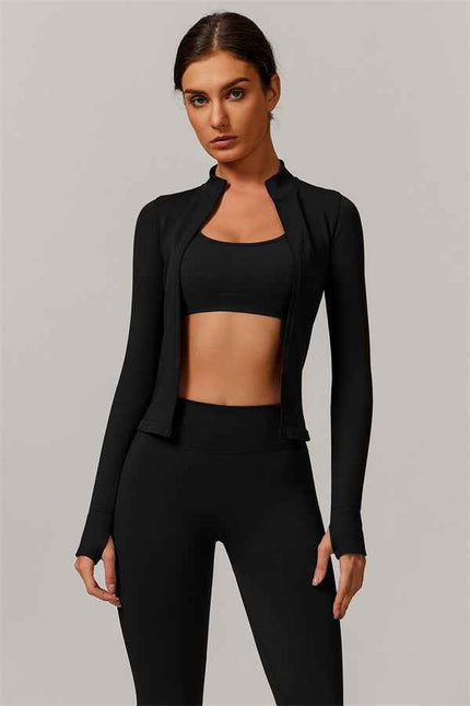 The Nova Luxe Jacket Sports Bra Leggings 3-Piece Set