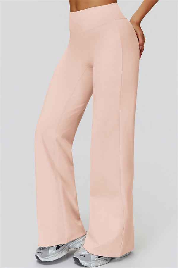 The FemmeFit Zip Jacket Straight Leg Pants 2-Piece Set