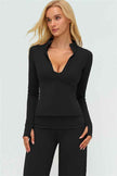 The Twirl Zip Jacket Straight Leg Pants 2-Piece Set
