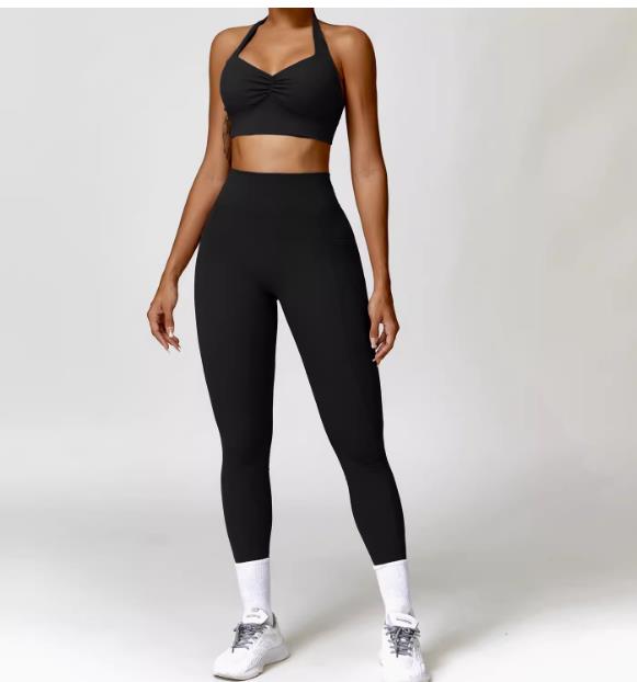 Leggings and Atletic Top Set. Ship international - Pikemla