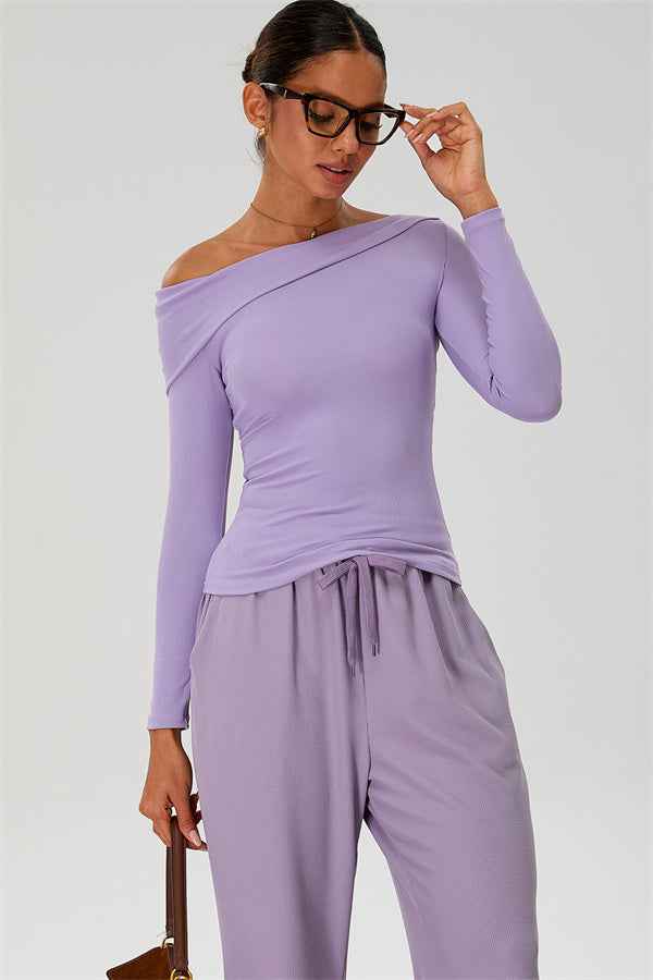 The Rush Off-shoulder T-shirt Sweatpants 2-Piece Set