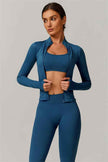 The Nova Luxe Jacket Sports Bra Leggings 3-Piece Set