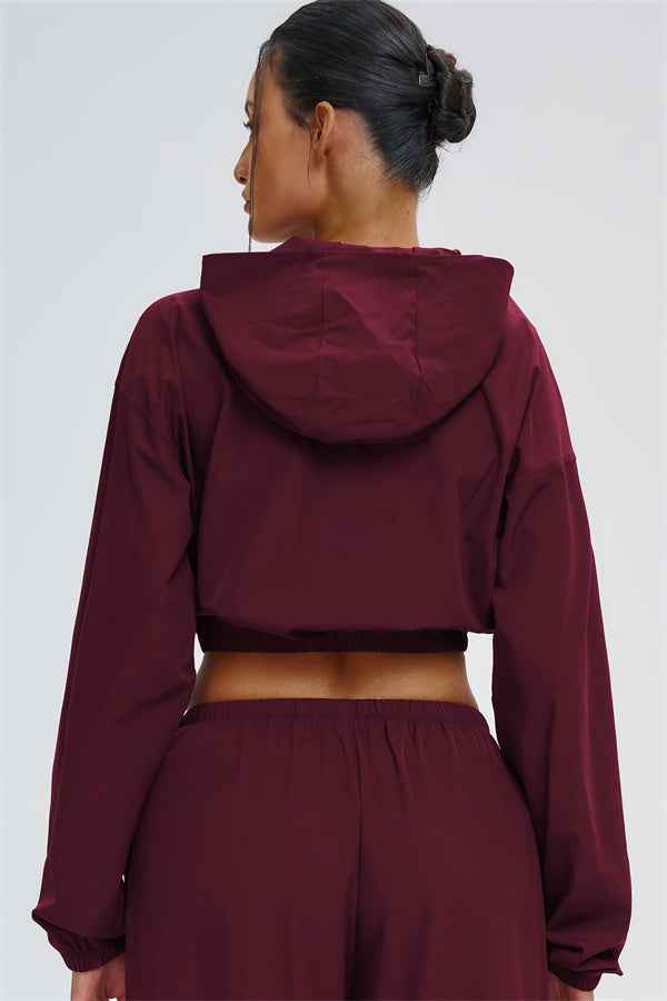The Svelte UV protection Crop Hoodie