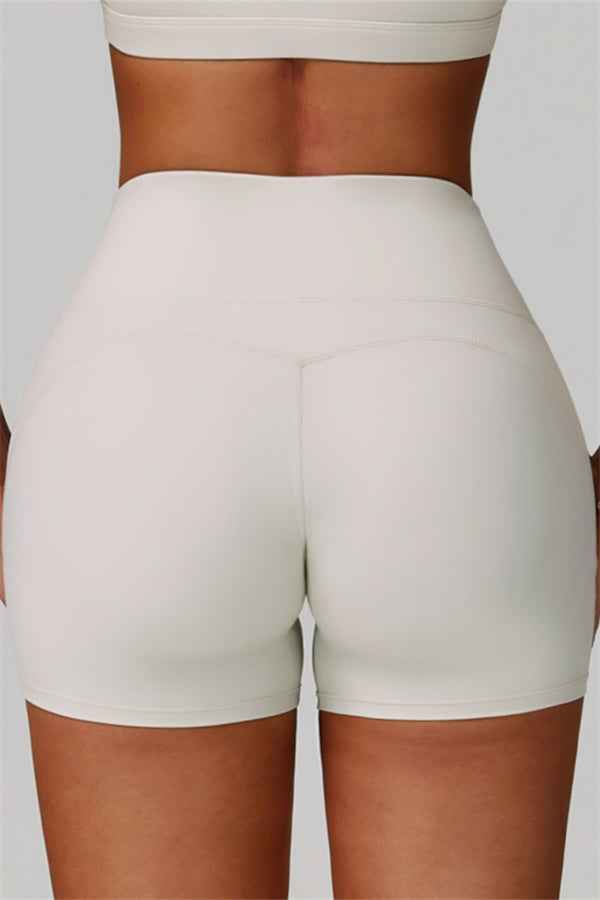 The Bold Cross Back Sports Bra Shorts 2-Piece Set