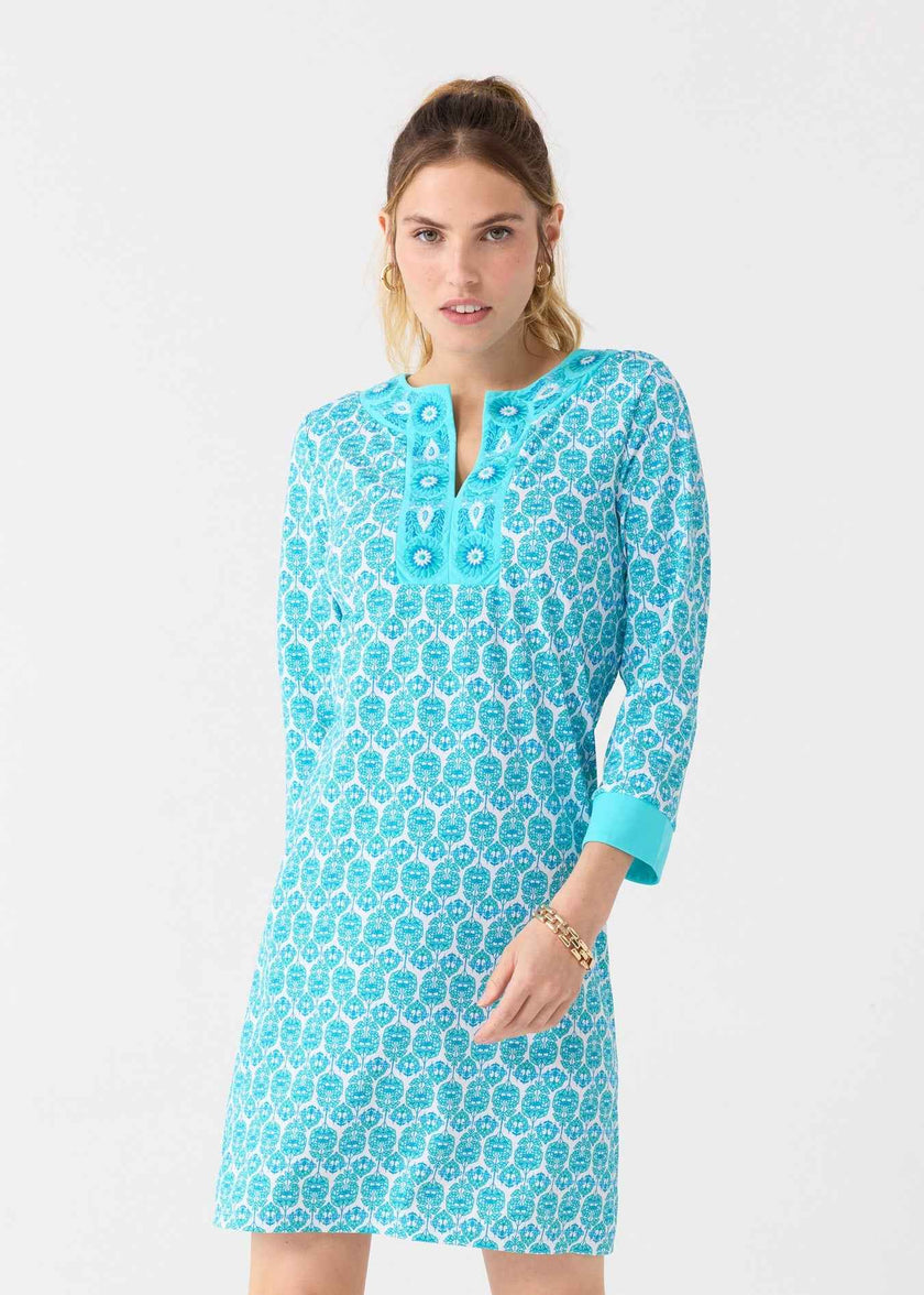 Rosemary Beach Embroidered Tunic Dress