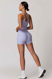 The Enigma Cross Back Vest Shorts 2-Piece Set