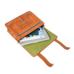 Ginger Grip Leather Briefcase