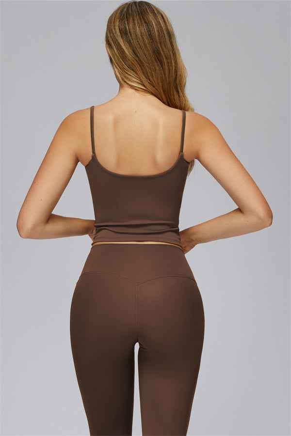 The FlexCore Crop Tank Capri Leggings 2-Piece Set