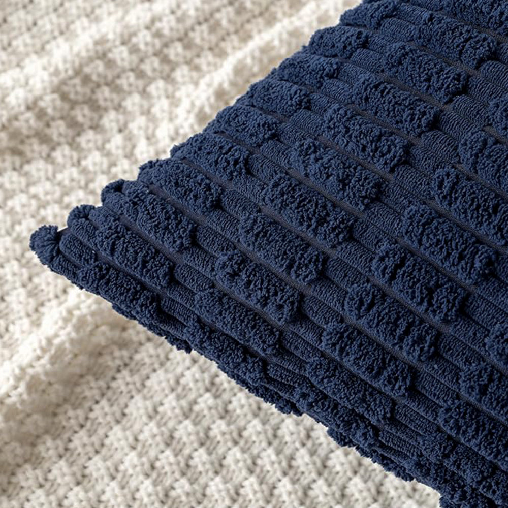 18"x18" tufted dot corduroy throw pillow 16 colors soft 3d dotted texture  450g insert included